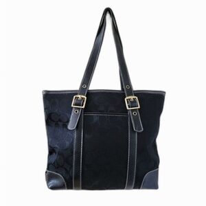 Coach Black Signature Tote Bag​​